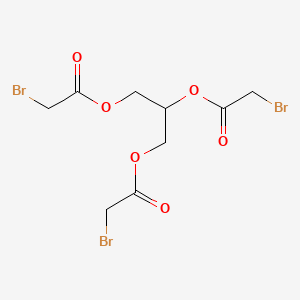molecular formula C9H11Br3O6 B13768698 1,2,3-Propanetriyl tris(bromoacetate) CAS No. 64503-08-8