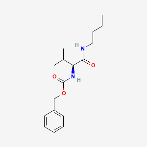 molecular formula C17H26N2O3 B1376885 (S)-Benzyl (1-(butylamino)-3-methyl-1-oxobutan-2-yl)carbamate CAS No. 219323-42-9