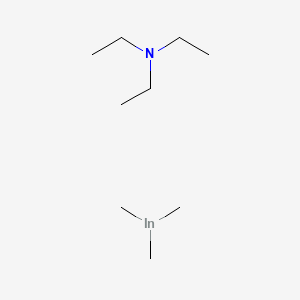 molecular formula C9H24InN B13768865 Trimethyl(triethylamine)indium CAS No. 87224-90-6