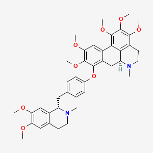 molecular formula C41H48N2O8 B13768888 Thalifaberine CAS No. 88313-32-0