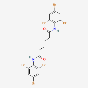 molecular formula C18H14Br6N2O2 B13768901 N,N'-Bis(2,4,6-tribromophenyl)adipamide CAS No. 51937-18-9