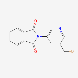 2-(5-(Bromomethyl)pyridin-3-yl)isoindoline-1,3-dione