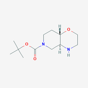 tert-butyl (4aS,8aS)-hexahydro-2H-pyrido[4,3-b][1,4]oxazine-6(5H)-carboxylate
