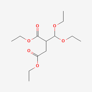 molecular formula C13H24O6 B13768966 Diethyl formylsuccinate diethyl acetal CAS No. 70145-29-8