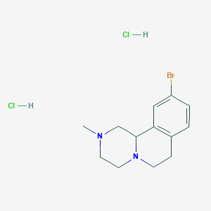10-Bromo-2-methyl-2,3,4,6,7,11b-hexahydro-1H-pyrazino[2,1-a]isoquinoline dihydrochloride