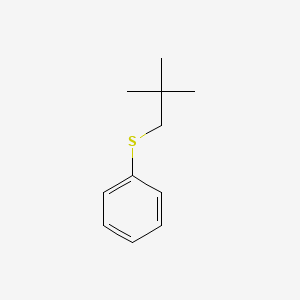 molecular formula C11H16S B13768991 Sulfide, neopentyl phenyl CAS No. 7210-80-2