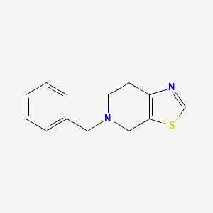 molecular formula C13H14N2S B1376901 5-苄基-4,5,6,7-四氢噻唑并[5,4-c]吡啶 CAS No. 1206248-09-0