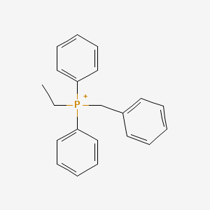 molecular formula C21H22P+ B13769017 Benzyl-ethyl-diphenylphosphanium CAS No. 74339-30-3