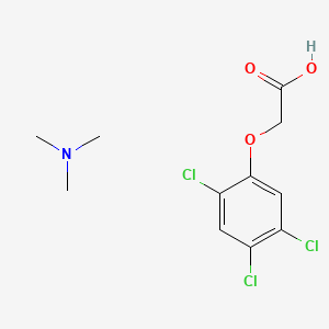 molecular formula C11H14Cl3NO3 B13769055 2,4,5-T trimethylamine salt CAS No. 6369-96-6