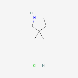 molecular formula C6H12ClN B1376907 5-Azaspiro[2.4]heptane hydrochloride CAS No. 3659-21-0
