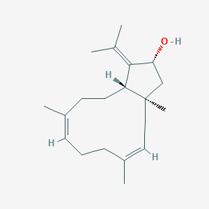 (2R,3aR,5Z,9Z,12aS)-3a,6,10-trimethyl-1-propan-2-ylidene-2,3,4,7,8,11,12,12a-octahydrocyclopenta[11]annulen-2-ol