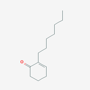 molecular formula C13H22O B13769100 2-Heptyl-2-cyclohexenone CAS No. 87588-68-9