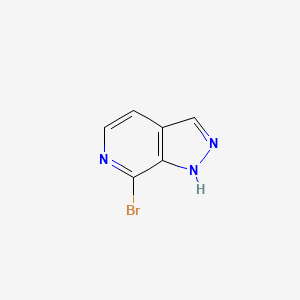 molecular formula C6H4BrN3 B1376912 7-Bromo-1H-pyrazolo[3,4-c]pyridine CAS No. 957760-11-1