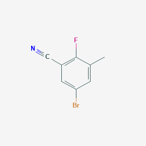 5-Bromo-2-fluoro-3-methylbenzonitrile