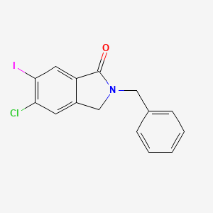 2-Benzyl-5-chloro-6-iodoisoindolin-1-one