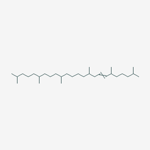 molecular formula C30H60 B13769295 2,6,10,15,19,23-hexamethyltetracos-7-ene CAS No. 68629-07-2