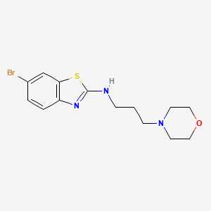 6-bromo-N-(3-morpholinopropyl)benzo[d]thiazol-2-amine