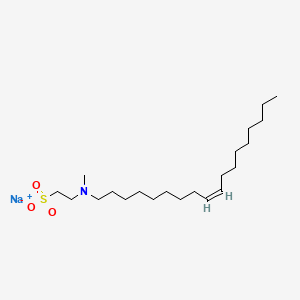 molecular formula C21H42NNaO3S B13769316 Sodium (Z)2-(methyl-9-octadecenylamino)ethanesulphonate CAS No. 7346-80-7