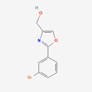 B1376932 (2-(3-Bromophenyl)oxazol-4-yl)methanol CAS No. 885272-67-3