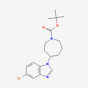 tert-Butyl 4-(5-bromo-1H-benzo[d]imidazol-1-yl)azepane-1-carboxylate