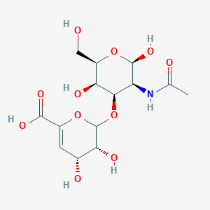 molecular formula C14H21NO11 B13769445 Chondroitin CAS No. 9007-27-6