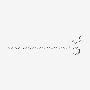 molecular formula C27H46O2S B13769457 Ethyl 2-octadecylsulfanylbenzoate CAS No. 74010-84-7