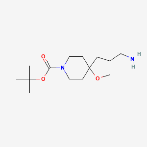 Tert-butyl 3-(aminomethyl)-1-oxa-8-azaspiro[4.5]decane-8-carboxylate