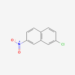molecular formula C10H6ClNO2 B13769674 2-Chloro-7-nitronaphthalene CAS No. 56961-38-7