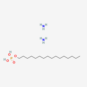 molecular formula C16H41N2O4P B13769703 Diammonium hexadecyl phosphate CAS No. 65122-25-0