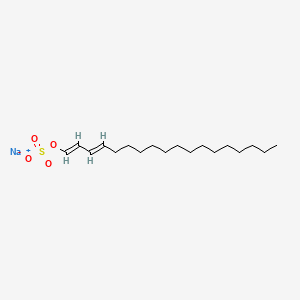 molecular formula C18H33NaO4S B13769723 Sodium octadecadienyl sulfate 