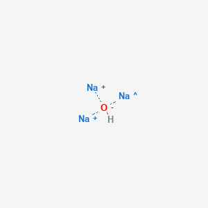 molecular formula HNa3O+ B13769731 Trisodium oxide CAS No. 87331-12-2