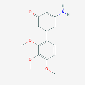 3-Amino-5-(2,3,4-trimethoxyphenyl)cyclohex-2-en-1-one