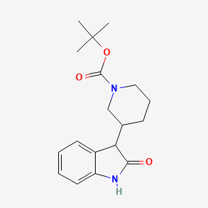tert-Butyl 3-(2-oxoindolin-3-yl)piperidine-1-carboxylate