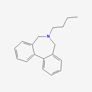 molecular formula C18H21N B13769821 6-Butyl-5,7-dihydrobenzo[d][2]benzazepine CAS No. 58335-96-9