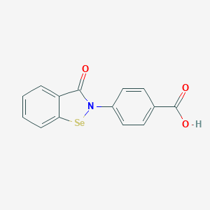 molecular formula C14H9NO3Se B137699 Carboxyebselen CAS No. 153871-75-1