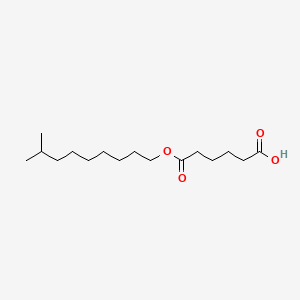 molecular formula C16H30O4 B13769994 Isodecyl hydrogen adipate CAS No. 53595-56-5