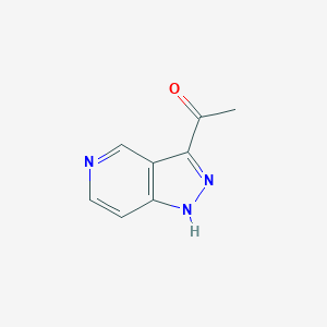 molecular formula C8H7N3O B1377009 1-(1H-pyrazolo[4,3-c]pyridin-3-yl)ethanone CAS No. 1386462-21-0