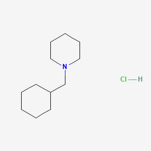 molecular formula C12H24ClN B13770125 Piperidine, 1-(cyclohexylmethyl)-, hydrochloride CAS No. 5005-71-0
