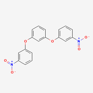 molecular formula C18H12N2O6 B13770169 1,3-Bis(3-nitrophenoxy)benzene CAS No. 54060-31-0