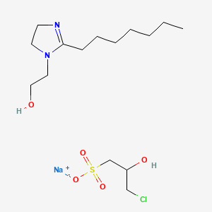molecular formula C15H30ClN2NaO5S B13770275 Einecs 271-863-0 CAS No. 68610-39-9