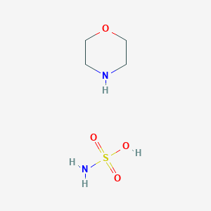 molecular formula C4H12N2O4S B13770293 Morpholine sulfamate CAS No. 52636-67-6