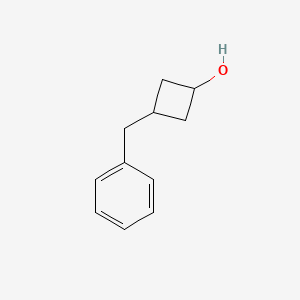 molecular formula C11H14O B1377034 3-Benzylcyclobutanol CAS No. 197718-49-3