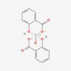 molecular formula C14H10O7Ti B13770517 Titanyl o-hydroxybenzoate CAS No. 56647-56-4