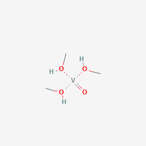molecular formula C3H12O4V B13770529 Trimethoxyoxovanadium CAS No. 7681-91-6