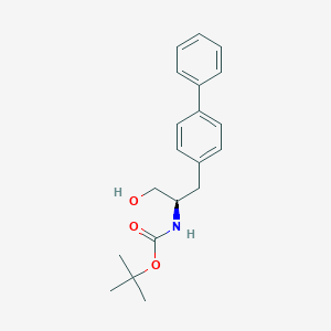 molecular formula C20H25NO3 B1377054 (R)-tert-butyl (1-([1,1'-biphenyl]-4-yl)-3-hydroxypropan-2-yl)carbaMate CAS No. 1426129-50-1