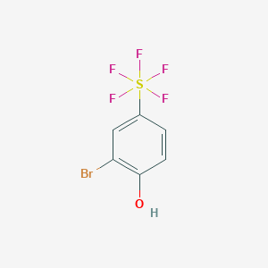 molecular formula C6H4BrF5OS B1377055 2-Bromo-4-(pentafluorothio)phenol CAS No. 1426290-12-1