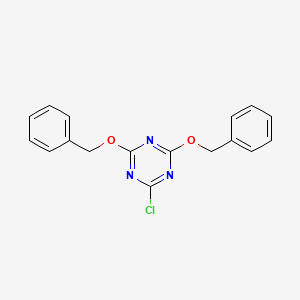 2,4-Bis(benzyloxy)-6-chloro-1,3,5-triazine