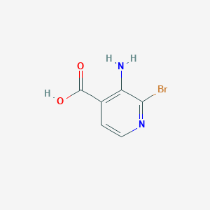 molecular formula C6H5BrN2O2 B1377067 3-Amino-2-bromoisonicotinic acid CAS No. 1269291-66-8