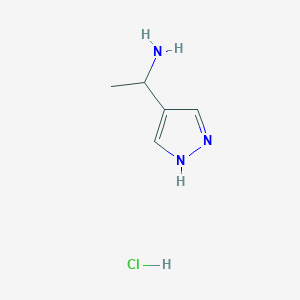 1-(1H-pyrazol-4-yl)ethan-1-amine hydrochloride