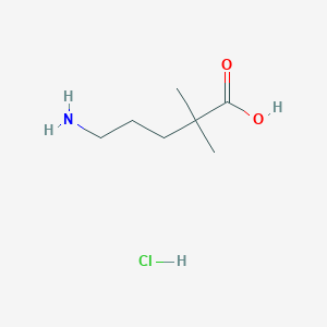 5-Amino-2,2-dimethylpentanoic acid hydrochloride
